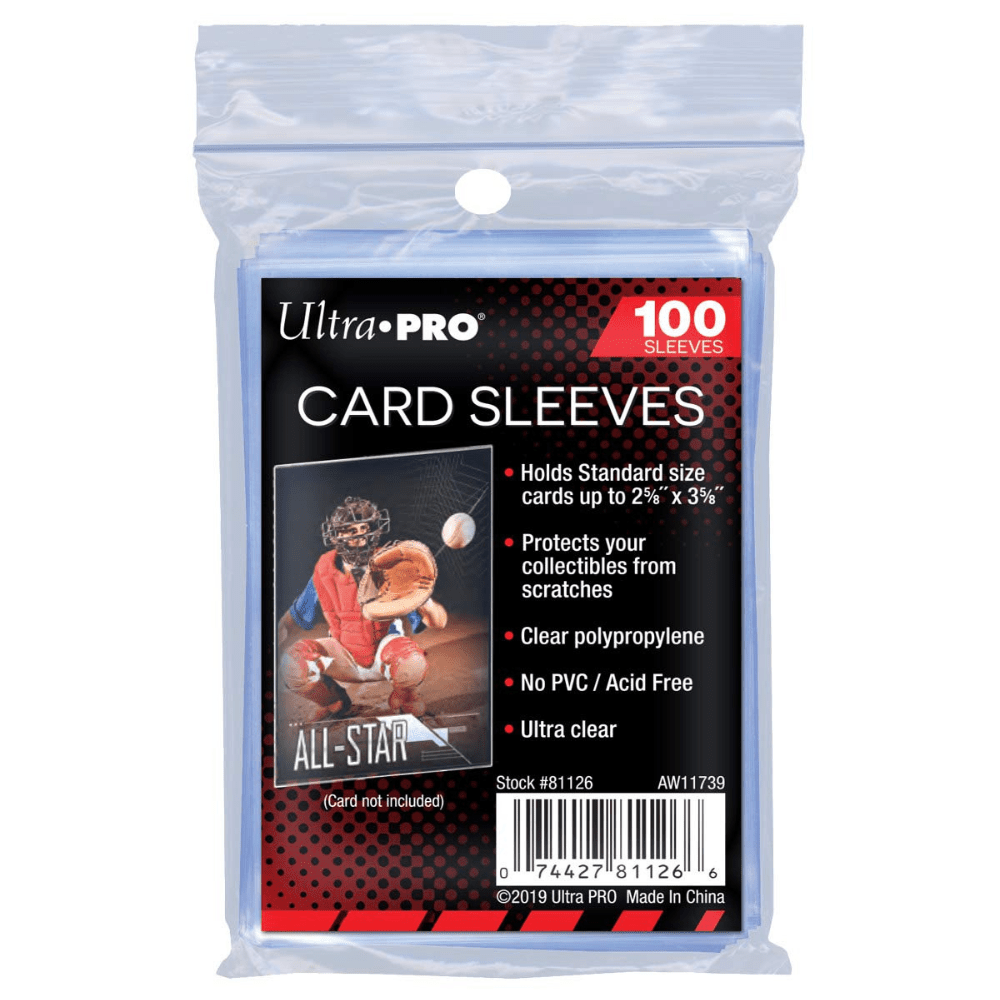 Ultra PRO's Clear Soft Trading Card Sleeves 100 ct - TCGWater Collection